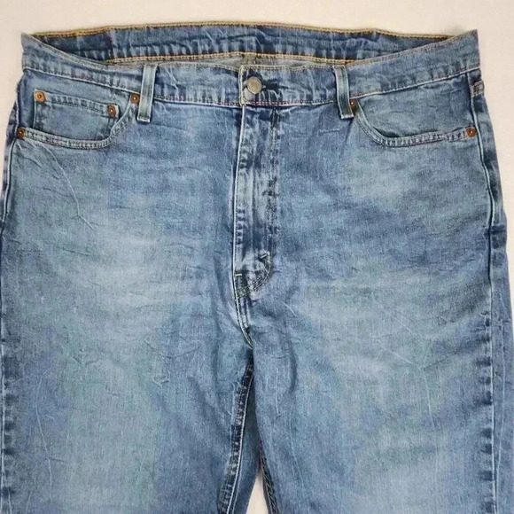 Levi's 541 Mens Jeans Athletic Taper Fit Blue Denim Size 40x30 Medium Wash‎ Fade - Picture 5 of 14